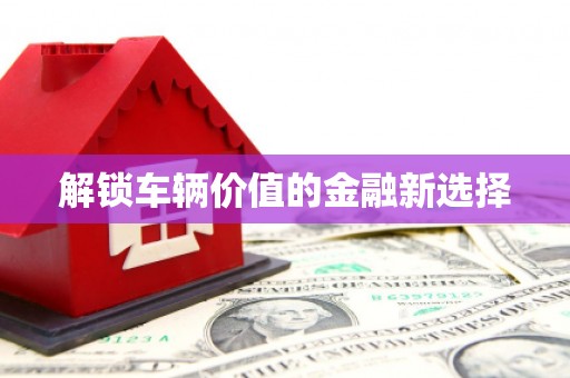 印台解锁车辆价值的金融新选择