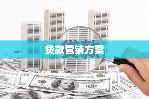 印台贷款营销方案