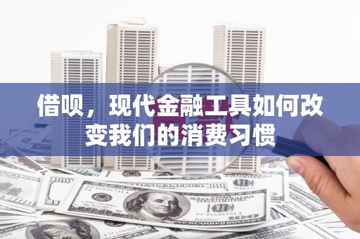 印台借呗，现代金融工具如何改变我们的消费习惯