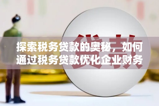 印台探索税务贷款的奥秘，如何通过税务贷款优化企业财务