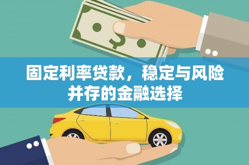 印台固定利率贷款，稳定与风险并存的金融选择