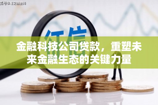 印台金融科技公司贷款，重塑未来金融生态的关键力量