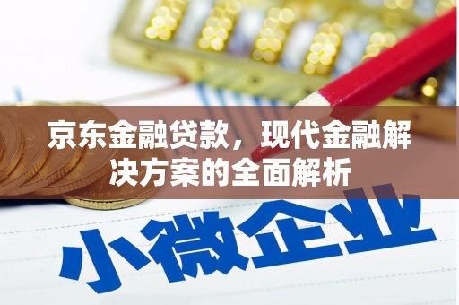 印台京东金融贷款，现代金融解决方案的全面解析