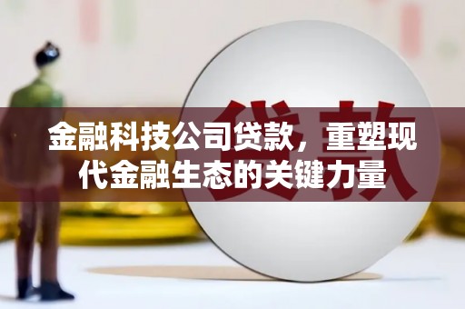 印台金融科技公司贷款，重塑现代金融生态的关键力量
