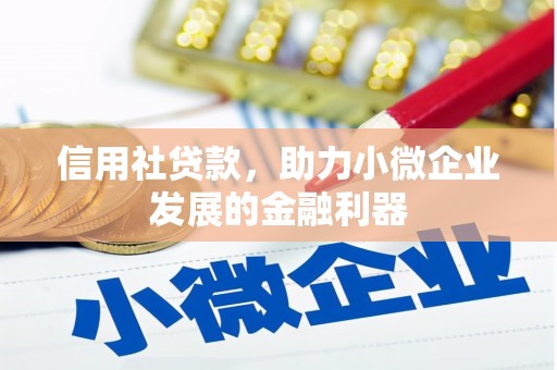 印台信用社贷款，助力小微企业发展的金融利器