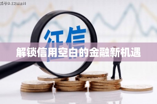印台解锁信用空白的金融新机遇
